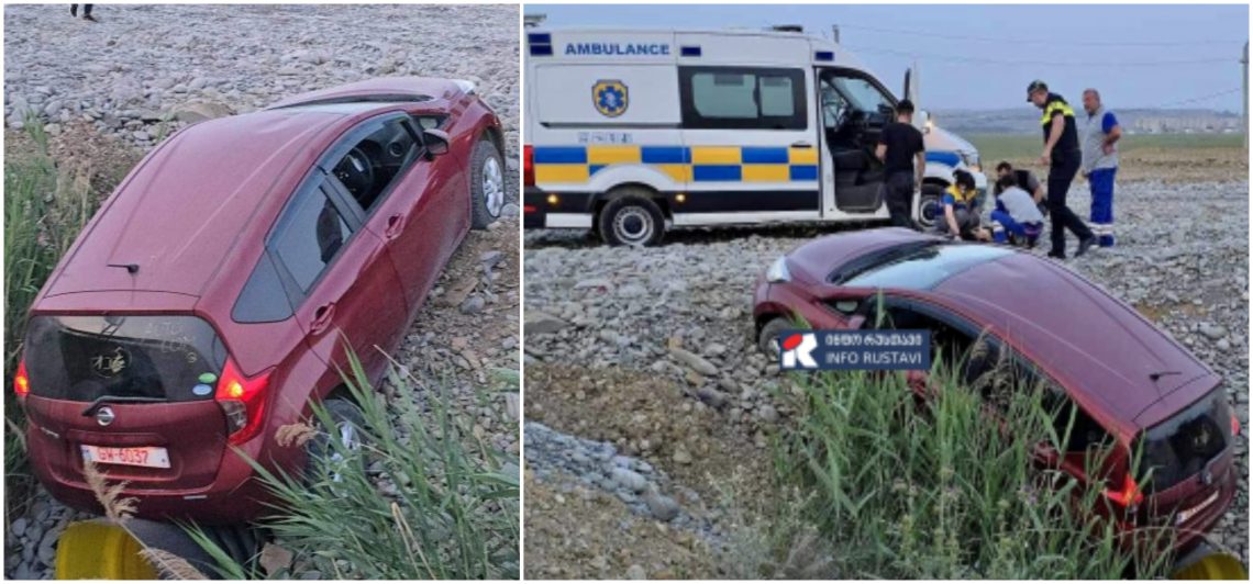 ავარია რუსთავის ავტობანზე – პირველი კადრები შემთხვევის ადგილიდან