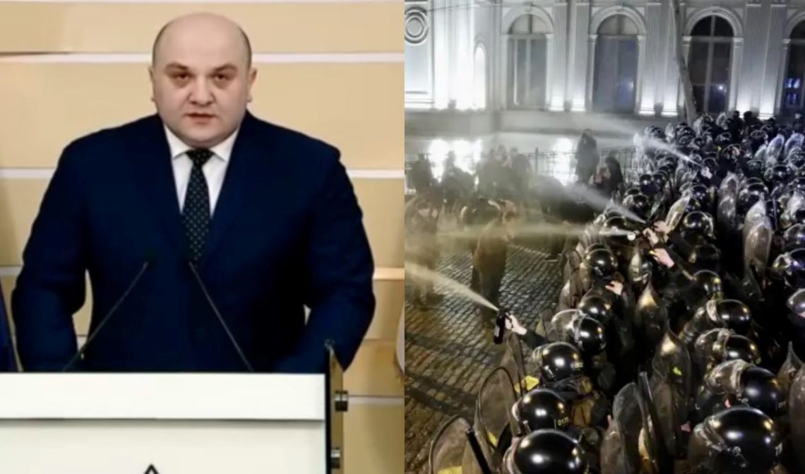 “არ გამოგვიყენებია რეზინის ტყვიები”– შს მინისტრის მოადგილე