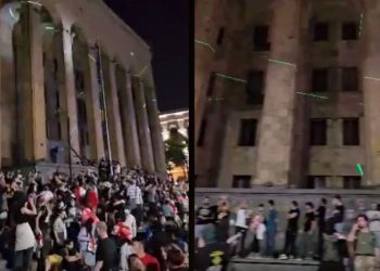 🎥პარლამენტში ამ წუთებში სინათლე გამორთეს – რა ხდება ადგილზე?