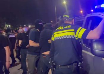 შსს-ს ცნობით, გმირთა მოედანზე გუშინ 23 პირი დააკავეს