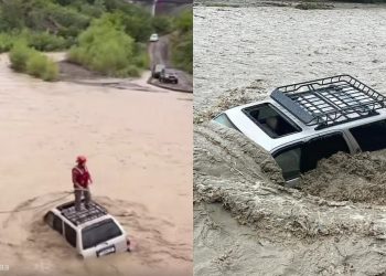 🎥 ვერეს ხეობაში მდინარემ მანქანა წაიღო – “ღმერთო არ გაამეორო 13 ივნისი”