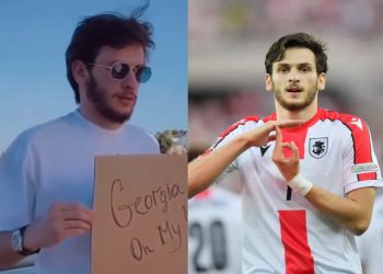 🎥 ხვიჩა კვარაცხელიამ ხელში დაიჭირა ტრანსფარანტი, რომელმაც მთელი საქართველო აალაპრაკა