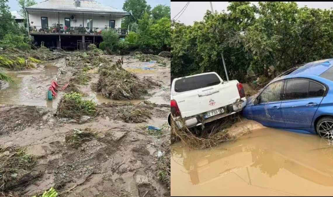 🎥 “ავტომობილები და სახლები ლაფშია ჩაფლული, საშინელება ხდება ბოლნისში” – კადრები ადგილიდან