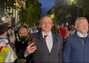 🎥ჟიგიმანტას პავილიონისი და მიხაილ როთი რუსთაველის გამზირზე, აქციაზე მივიდნენ