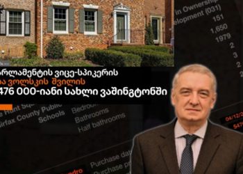 ვოლსკის შვილს ვაშინგტონში $476 000-იანი სახლი აქვს