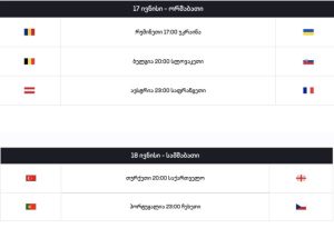 EURO 2024 დაიწყო - იხილეთ მატჩების განრიგი