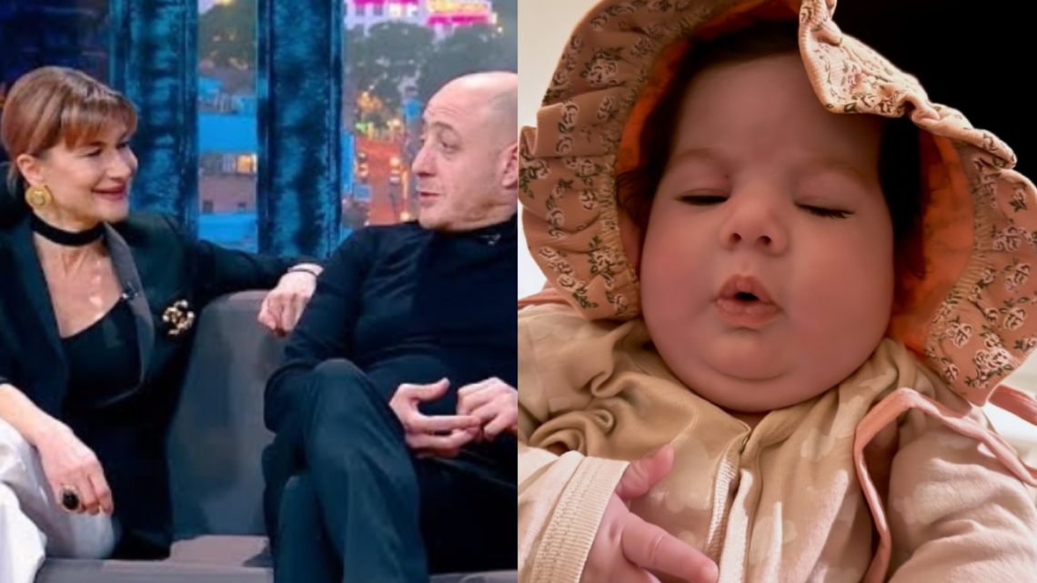 კადრები: ,,საოცარი, უფუმფულესი სოფია” – რეზი არველაძისა და თეონა თავართქილაძის შვილიშვილი უსაყვარლესია