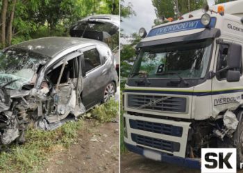 ახალციხეში მსუბუქი ავტომობილი ტრაილერს დაეჯახა – რა ხდება ადგილზე?