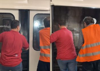 🎥”შუა გვირაბში გააჩერეს ვაგონი და ჩავიდნენ” – ეს კადრები თბილისის მეტროში ნანახი არ გექნებათ