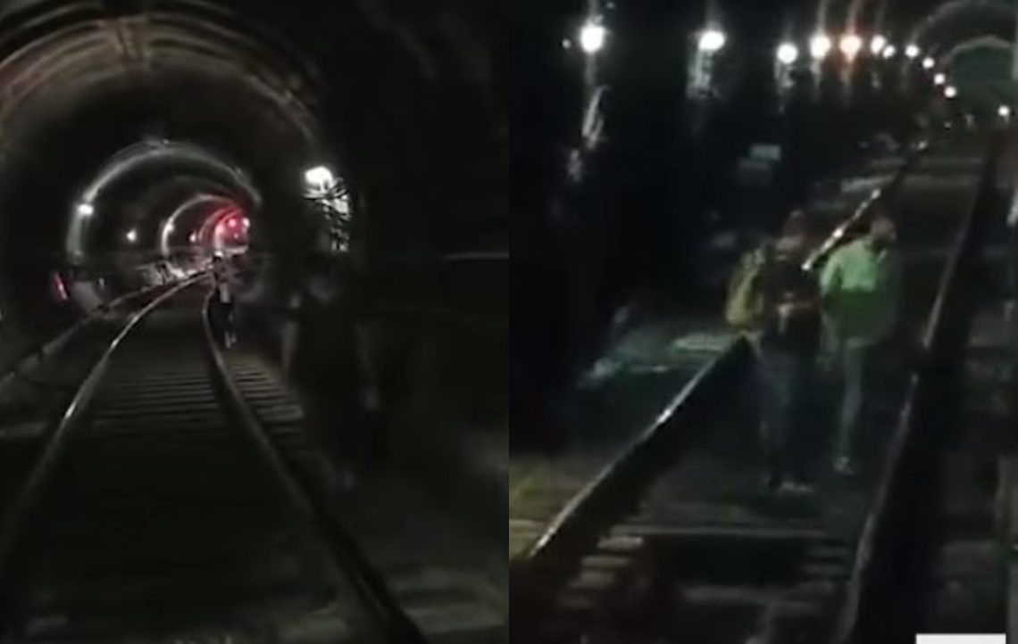 🎥მეტროში შეფერხების გამო, მოქალაქეები გვირაბიდან ფეხით გამოდიან – ვრცელდება საგანგაშო კადრები