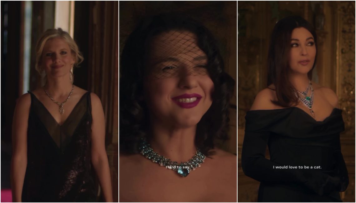 🎥ხატია ბუნიათიშვილი რამი მალეკის, მონიკა ბელუჩის, დემი მურის და სხვა ვარსკვლავების გვერდით “კარტიეს” ახალ კლიპში