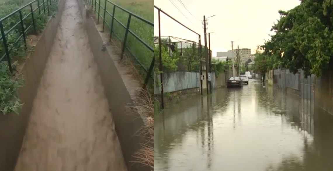 🎥 სტიქია რუსთავში, ძლიერმა წვიმამ პრობლემები შექმნა – რა ხდება ადგილზე?