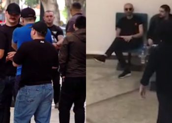 🎥 როგორ გააპარეს ირაკლი კობახიძე “თსუ”-ს უკანა გასასვლელიდან? – კადრები ადგილიდან