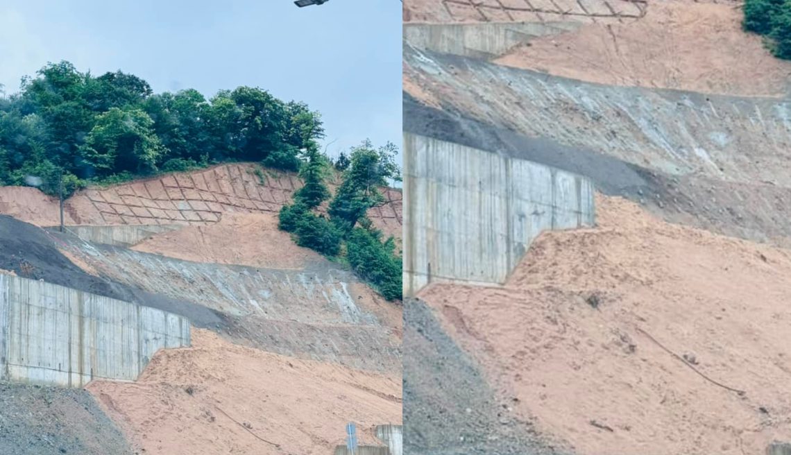 “რიკოთზე მეწყერი ჩამოწვა 10 წუთიანი ზაფხულის თქეშის გამო” – მოქალაქე