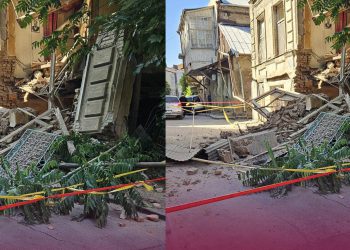 თბილისში, ჩახრუხაძის ქუჩაზე სახლი ჩამოინგრა