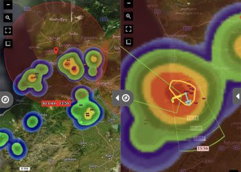 დასავლეთ საქართველოს ცა ამ წუთისთვის – გაფრთხილება ინტენსიურ წვიმებზე