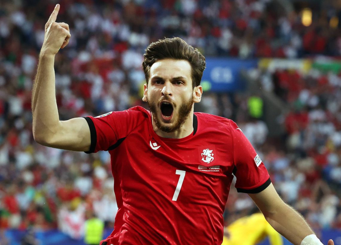 🎥 ხვიჩა კვარაცხელიას გოლის შემდეგ სომხეთის კომენტატორი ქართულად ალაპარაკდა