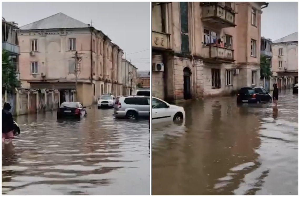 🎥 ძლიერი წვიმის შედეგად ქუთაისის ქუჩები დაიტბორა – რა კადრები ვრცელდება ადგილიდან?