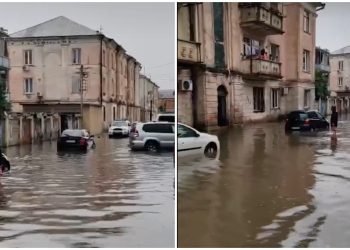 🎥 ძლიერი წვიმის შედეგად ქუთაისის ქუჩები დაიტბორა – რა კადრები ვრცელდება ადგილიდან?