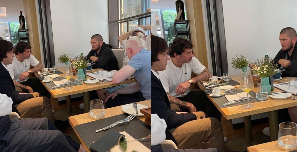 კალაძე, კობახიძე და ცოტნე ივანიშვილი პუტინის და კადიროვის ძმაკაცს, ხაბიბს გერმანიაში ხვდებიან – სკანდალური კადრები ადგილიდან