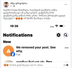 "მონათა ტროლები გვყავს შესეული?” – რა წაუშალეს ინგა გრიგოლიას?