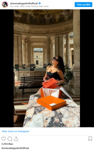 რა ძვირადღირებული საჩუქარი გაუკეთა შორენა ბეგაშვილს საყვარელმა მამაკაცმა იტალიაში?