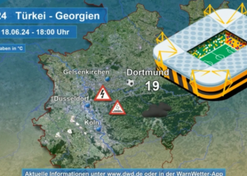 საქართველო-თურქეთის მატჩისას მოსალოდნელი უამინდობის გამო, დორტმუნდში, გულშემატკივრისთვის გამოყოფილი საჯარო ზონები დაიხურება