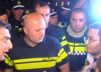 კანცელარიასთან აქციის მონაწილეებსა და პოლიციელებს შორის სიტყვიერი დაპირისპირება მოხდა – რას ამბობენ აქტივისტები?