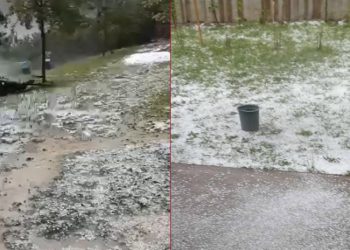 🎥 ძლიერი სეტყვა ბაღდათში – მოსახლეობა დახმარებას ითხოვს