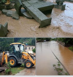 განადგურებული ვენახები და დატბორილი ქუჩები – სტიქიამ სამეგრელოს სოფლებს პრობლემები შეუქმნა