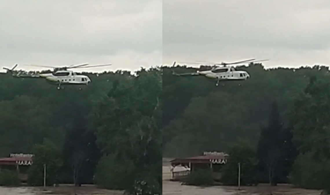 🎥 ქართველმა პილოტმა ადიდებული მდინარიდან ხალხი ამოიყვანა – გმირული კადრები რესტორან “მერანიდან”