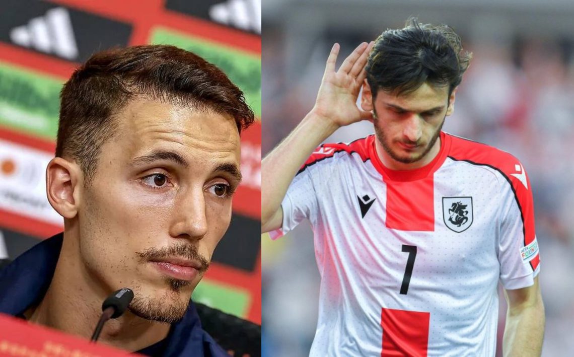 “კვარაცხელიამ ჩვენთან გამარჯვებაზე ალბათ ეიფორიის დროს ილაპარაკა” – ესპანეთის ნაკრების მცველი