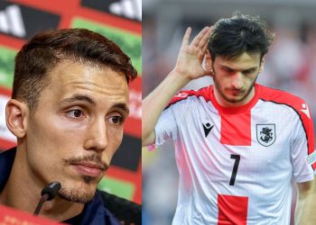 “კვარაცხელიამ ჩვენთან გამარჯვებაზე ალბათ ეიფორიის დროს ილაპარაკა” – ესპანეთის ნაკრების მცველი