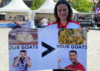 დიდი მსვლელობა ეროვნული ნაკრების მხარდასაჭერად – გელზენკირხენში ქართველების ნაკადი არ წყდება