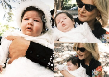 “ფერია გოგო“ – არველაძეების პატარა შვილიშვილის უსაყვარლესი კადრები ბებიასთან ერთად