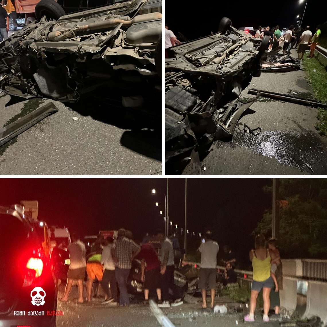 ავარია შეკვეთილთან, ინციდენტის მიზეზი საჭესთან წამიერი ჩაძინება იყო – რა კადრები ვრცელდება შემთხვევის ადგილიდან?