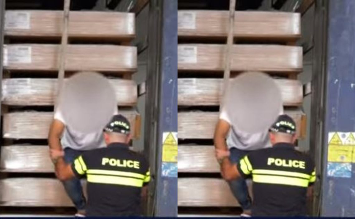 🎥ვრცელდება კადრები, როგორ იმალებოდნენ მიგრანტები სატვირთო მანქანაში – ვინ არიან დაკავებულები?