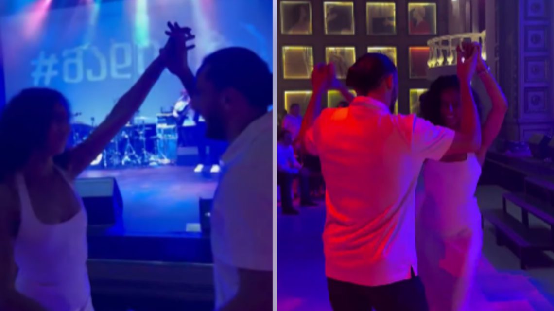 🎥გიორგი ქოჩორაშვილისა და მისი შეყვარებულის ცეცხლოვანი ცეკვა- იხილეთ კადრები