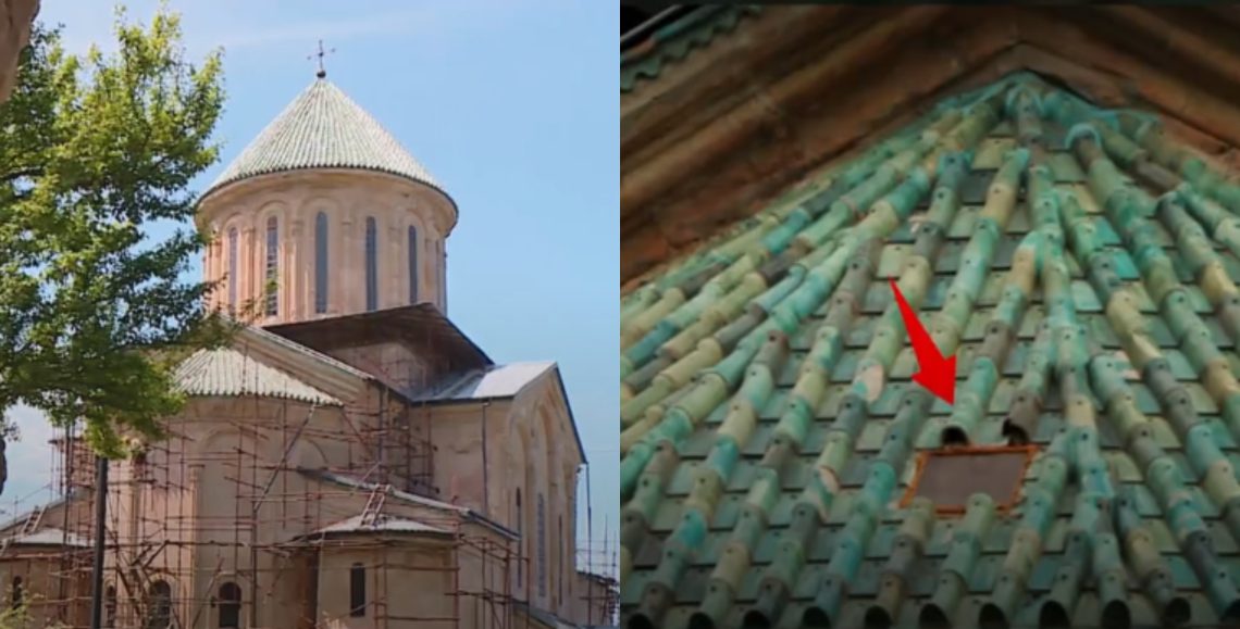 “მოხსნილია ძველი დროებითი სახურავი, იყო ძლიერი წვიმა”- უცნობია ისევ ჩავიდა თუ არა გელათის კომპლექსში წყალი