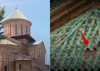 “მოხსნილია ძველი დროებითი სახურავი, იყო ძლიერი წვიმა”- უცნობია ისევ ჩავიდა თუ არა გელათის კომპლექსში წყალი