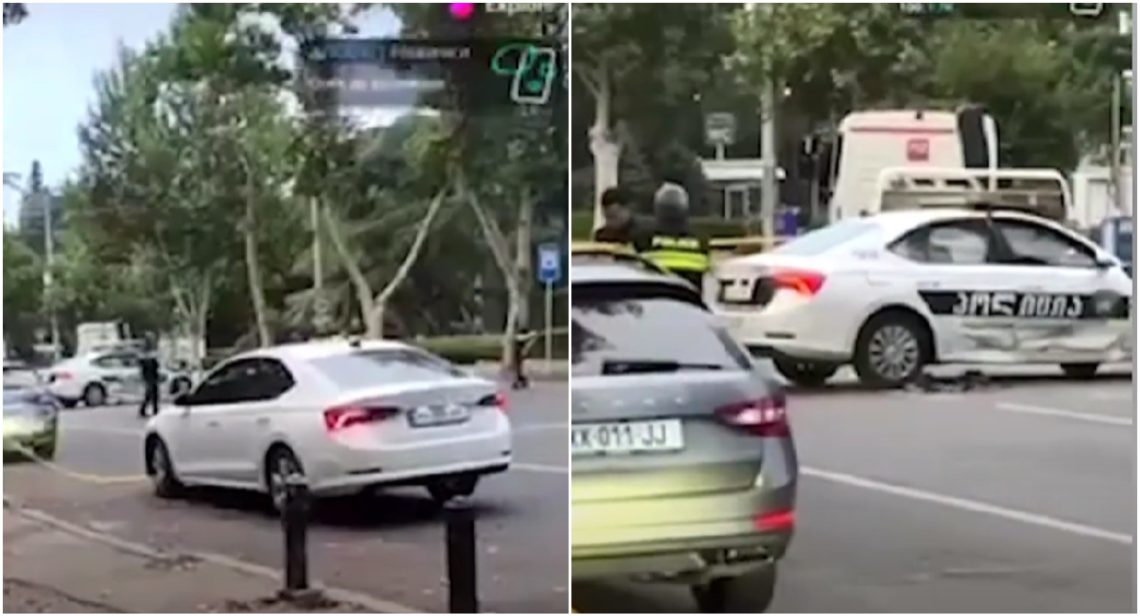 🎥დაკავებულია თვითმხილველი, რომელმაც ყაზბეგის გამზირზე მომხდარი ავარიის  პირველი კადრები გადაიღო