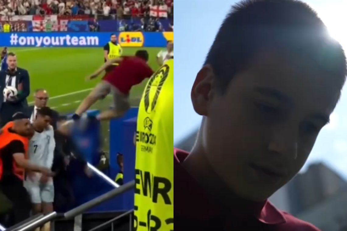 🎥ვინ არის ქართველი ბიჭი, რომელიც კრიშტიანუ რონალდუს “თავზე დაახტა”?