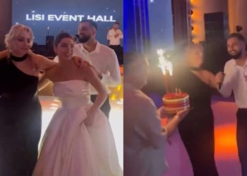 🎥გიორგი მამარდაშვილმა საკუთარ ქორწილში იუბილარ დეიდას უმღერა – იხილეთ ვიდეო, რომელიც ნახვების რეკორდს ხსნის