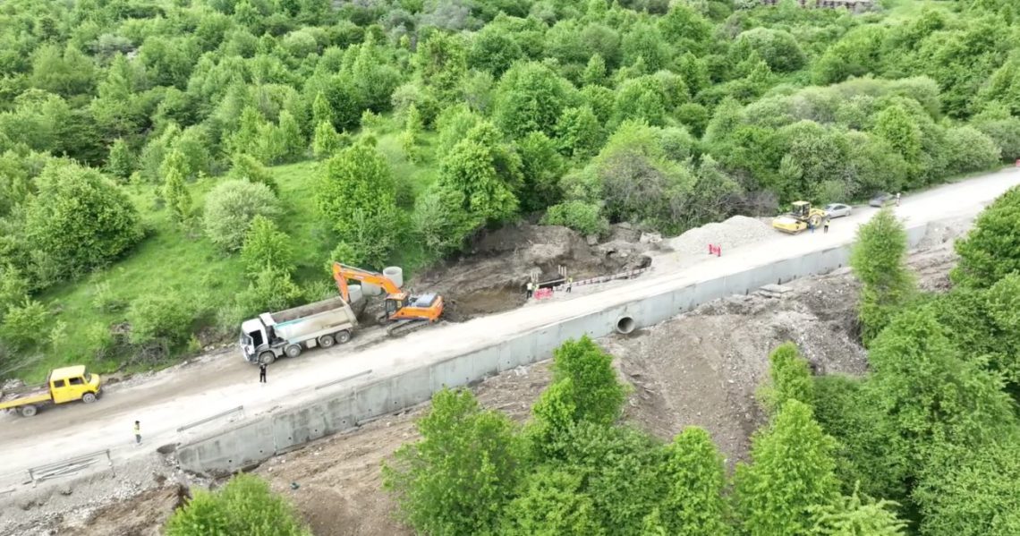 ვაზიანი-გომბორი-თელავის გზის მონაკვეთზე 5 აგვისტომდე ტრანსპორტის მოძრაობა იზღუდება