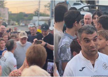 🎥როგორ დახვდნენ ვახტანგ ახობაძეს მშობლიურ ქალაქში