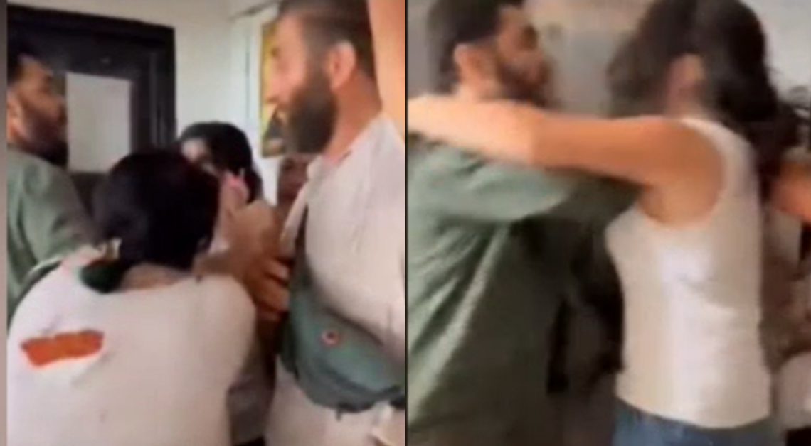 🎥 “როგორ ჩააგდე ბავშვი კიბიდან, ნაგვებო!” – ხელჩართული ჩხუბი და თმით თრევა მეფე ნარიმანის კართან