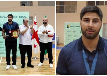 ილია სულამანიძეს ტყიბულში საზეიმო დახვედრა მოუწყვეს