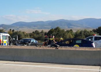 ავტოსაგზაო შემთხვევა ავტობანზე – არსებული ინფორმაციით, არიან დაშავებულები