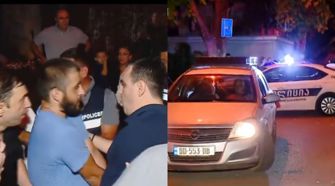 🎥ხმაური და დაპირისპირებაა გლდანში – პოლიციამ ირაკლი ეძგვერაძე და ირაკლი ნადირაძე დააკავა