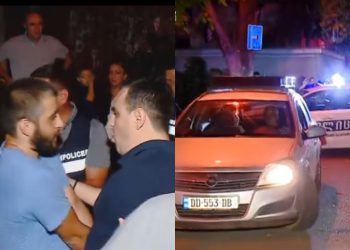 🎥ხმაური და დაპირისპირებაა გლდანში – პოლიციამ ირაკლი ეძგვერაძე და ირაკლი ნადირაძე დააკავა